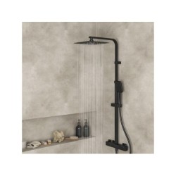 Colonne de douche thermostatique, SENSEA Studio, Noir