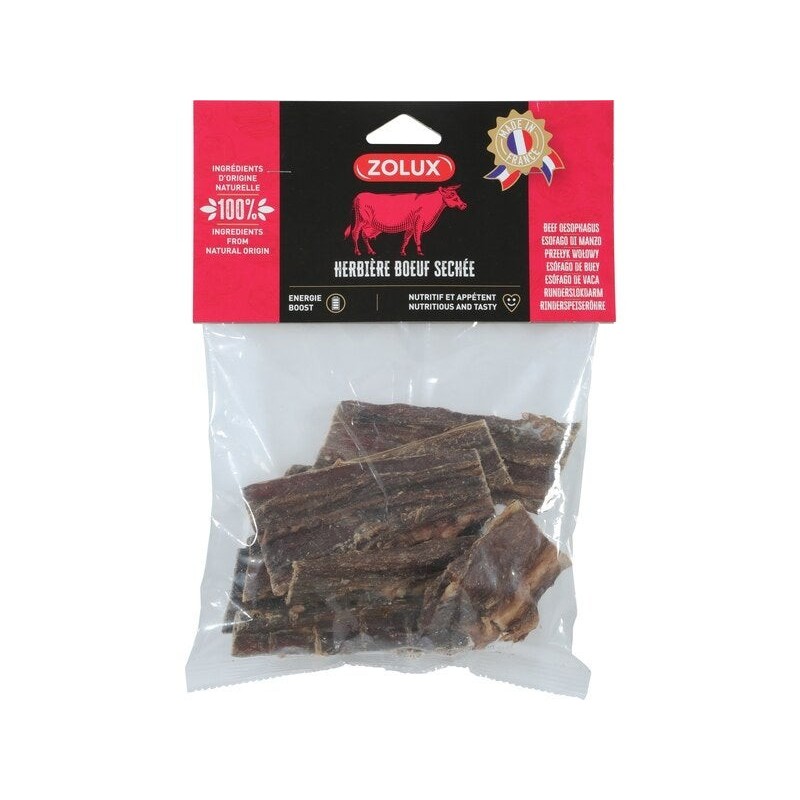 Friandise chien herbiere boeuf sechee 150g