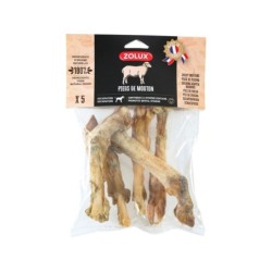 Friandise chien pieds de mouton x5