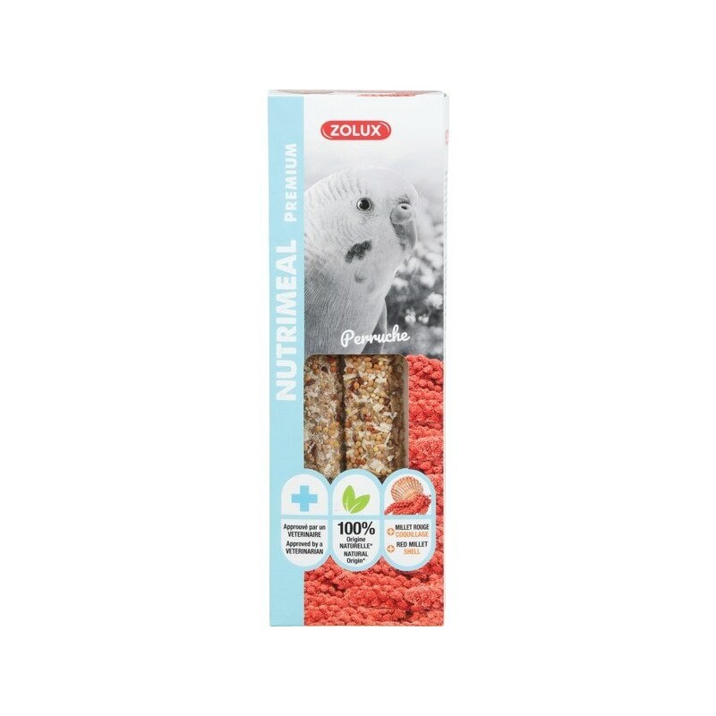 Friandise perruche stick nutrimeal3 millet rouge 110gr