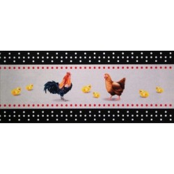 Tapis Cuisine Poule 50X120Cm