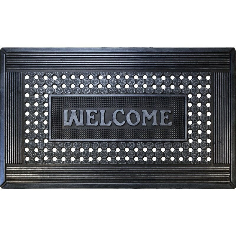 Tapis Mercure Caoutchouc Welcome 45X75Cm