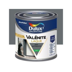 Peinture boiserie gris anthracite satin DULUX VALENTINE 0.125l