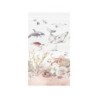 Papier peint intisse panoramique motif sealife multicolore