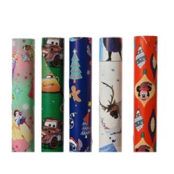 Papier cadeau fsc assortiments disney 2mx70cm