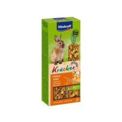 Lot de 2 friandises lapin nain kracker miel epeautre VITAKRAFT