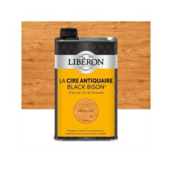 Cire Liquide Meuble Et Objets Antiquaire Black Bison® Liberon, Merisier Clair 0.