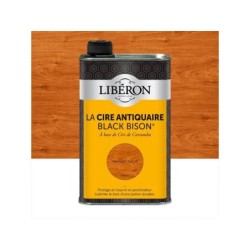 Cire Liquide Meuble Et Objets Antiquaire Black Bison® Liberon, Merisier Foncé 0.