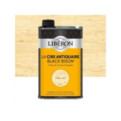 Cire Liquide Meuble Et Objets Antiquaire Black Bison® Liberon, Chêne Clair 0.5 L