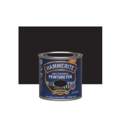 Peinture Fer Extérieur Direct Sur Rouille Hammerite Noir Ferronnerie Mat 0.25 L