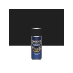 Peinture fer extérieur Aérosol direct sur rouille HAMMERITE noir brillant 0.4 l