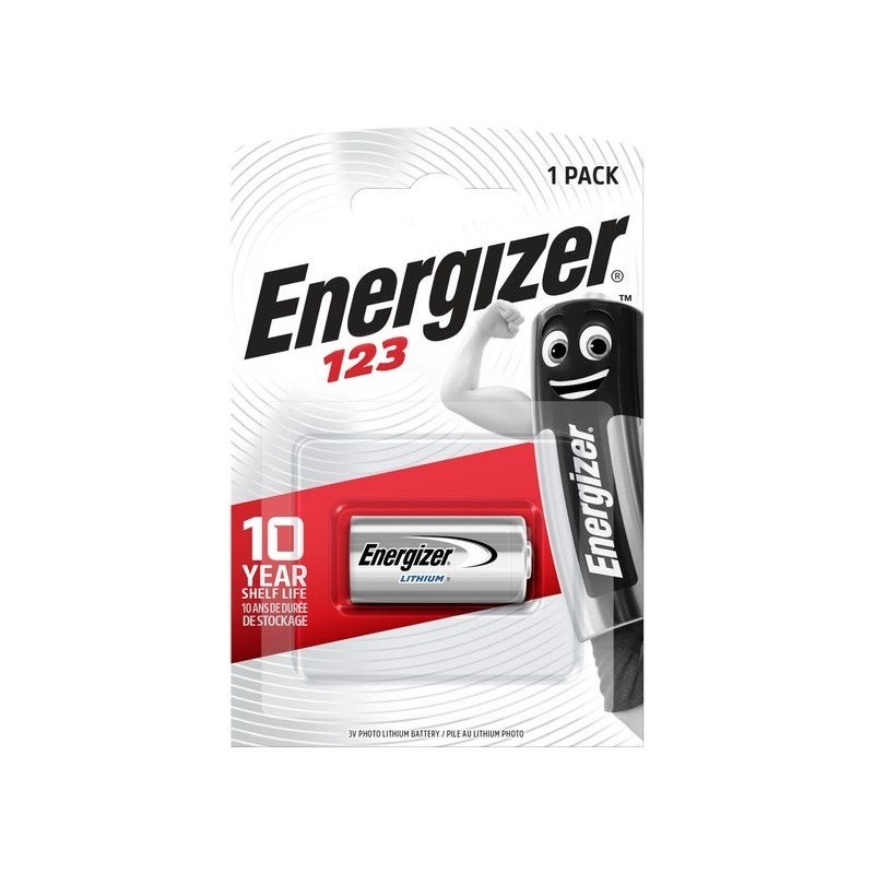 Pile Lithium Cr123, 1.5 V, Energizer