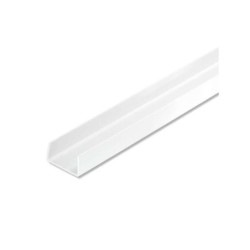 U Rectangulaire Pvc Mat, L.2 M X L.1.4 Cm X H.1 Cm