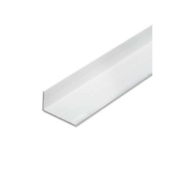 Cornière égale en pvc mat, L.2.5 m x l.1.95 x H.1.95 cm