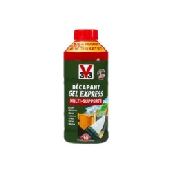 Décapant multisupport V33 Gel express 1L+20% gratuit