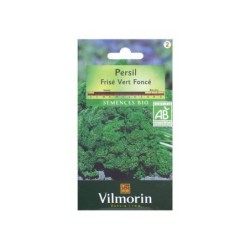 Graine aromatique persil frisé, vert foncé bio, VILMORIN, 5 g