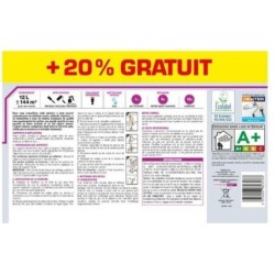 Peinture mur, plafond, boiserie blanc velours LUXENS Couvrant 10L+20% gratuit