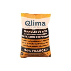 Granulés de bois, QLIMA, sac de 15 kg