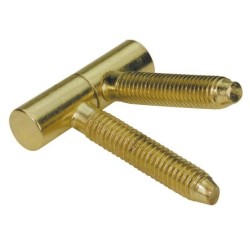 Lot De 2 Fiches À Visser Hettich, Acier Zingué, H.34 X L.10 Mm