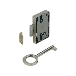 Serrure De Meuble Acier En Applique Hettich 30 Mm Réversible