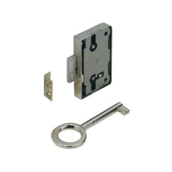 Serrure De Meuble Acier En Applique Hettich 40 Mm Réversible