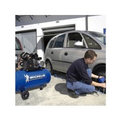 Compresseur de chantier 100 litres 3 cv VCX100 230 volts, MICHELIN