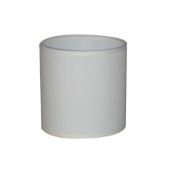 Abat-Jour Tube, 40 Cm, Toiline, Blanc-Blanc N°0 Inspire