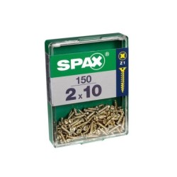 Lot De 150 Vis Acier Tête Fraisée Pozidriv Spax, Diam.2 Mm X L.10 Mm