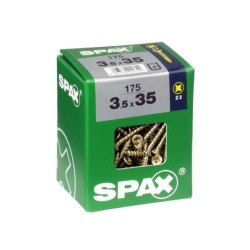 Lot De 175 Vis Acier Tête Fraisée Pozidriv Spax, Diam.3.5 Mm X L.35 Mm