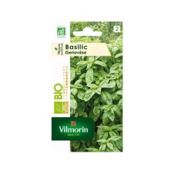 Graine aromatique basilic genovese bio, VILMORIN, 1 g