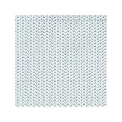 Tôle Aluminium Perforée Anodisé Gris L.25 X L.50 Cm Ep.0.7 Mm