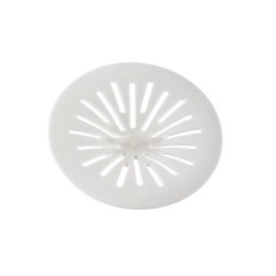 Filtre universel silicone éco-responsable blanc, Ø 110mm