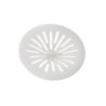 Filtre universel silicone éco-responsable blanc, Ø 110mm