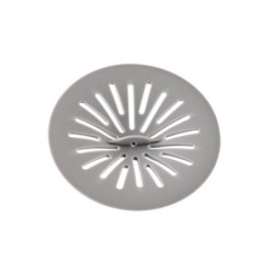 Filtre universel silicone éco-responsable gris, Ø 110mm