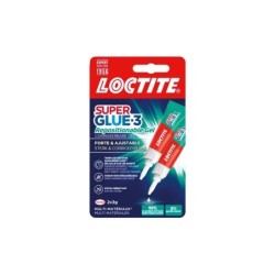 Colle de reparation loctite superglue-3 gel repositionable tube 3g x2