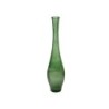 Vase Dame Jeanne verre Zen, vert l.12 x H.50 cm