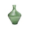 Vase Dame Jeanne verre Zen, vert l.19 x H.27 cm