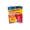 Adhesif double face Cyanolit Koltout Strip 4,8x1,8cmx10 lot de 2