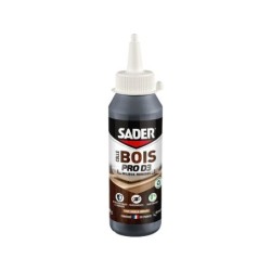 Colle d'assemblage vinyl bois d3 milieux humides sader pro bib 100g