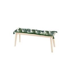 Futon de banc coton imprime 30x120xh3cm boro