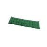 Futon de banc coton uni 30x120xh3cm vert foret