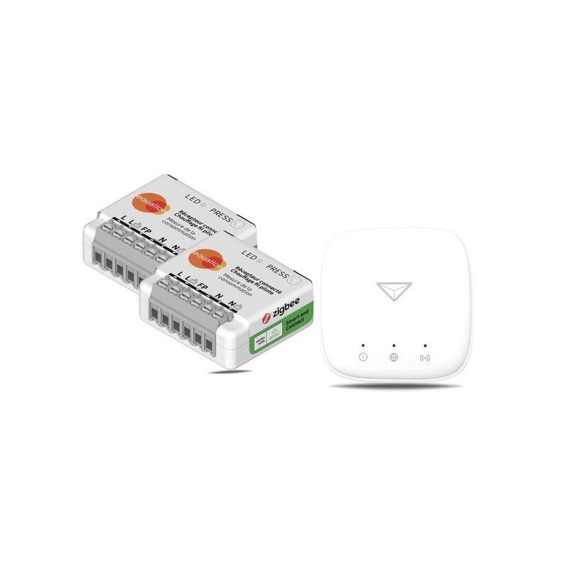 Kit de démarrage modules connectés fil pilote avec box Enki Connect, EQUATION