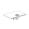 Bonde grille horizontale pour receveur de douche diam. 90 mm h. 85, EQUATION