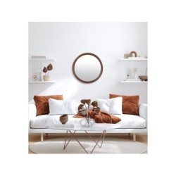 Miroir rond Essentiel marron diam.42.5 cm EMDE DUMONT