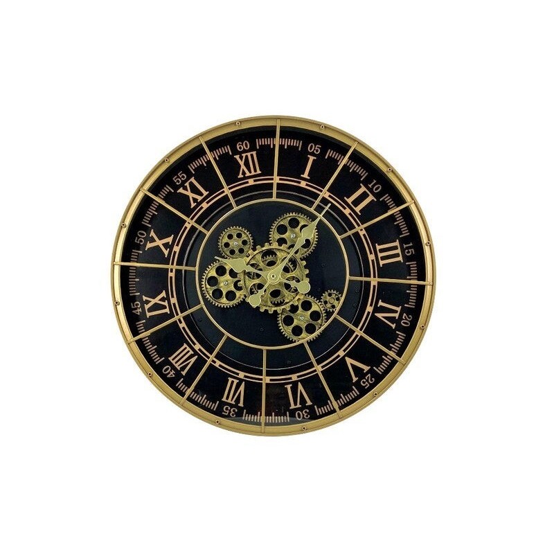 Horloge Mécanisme EMDE noir Diam.48 cm