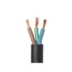 Cable electrique 3G 2.5mm? h07rn-f L.10m, noir