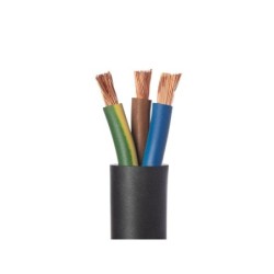 Cable electrique 3G 6mm? h07rn-f L.3m, noir