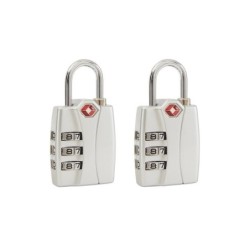 Lot de 2 cadenas à code STANDERS zamak, l.30.9 mm