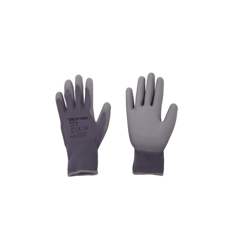 Paire de gants pour le travail de précision polyuréthane, T 9 DEXTER