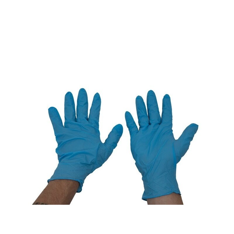 10 gants tactile pour les travaux ménagers nitrile, T 7 DEXTER